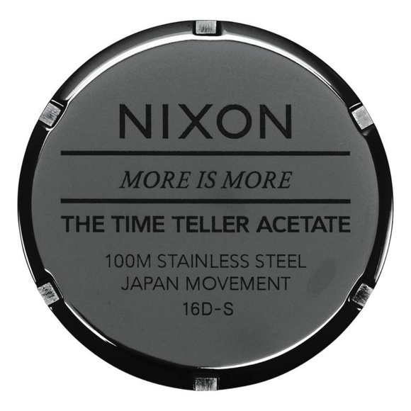NIXON NWOT The Time Teller Acetate Bracelet Watch, 40mm main image 9